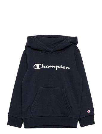 Hooded Sweatshirt Hoodie Trøje Blå Champion