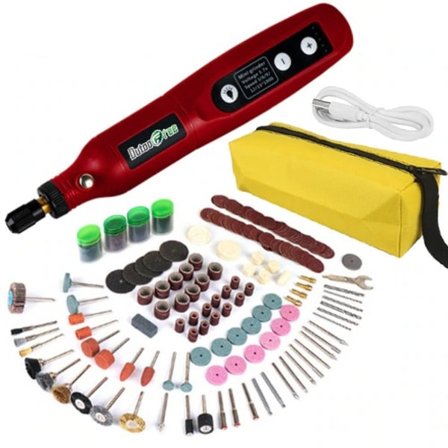 USB Mini Trådlös Drill Penna Uppladdningsbar Trådlös Gravering Penna Med LED Rotary Verktyg