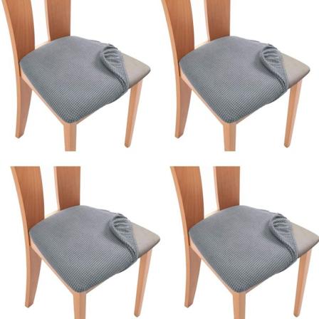 4 PC Istuinpäälliset Cover Slipcovers - spot-myynti light grey 4PCS