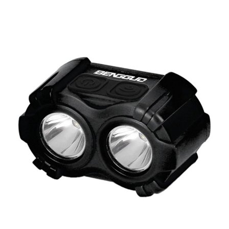 Polkupyörän torvivalon valohälytys MUSTA 2 LAMPPU 2 LAMPPU