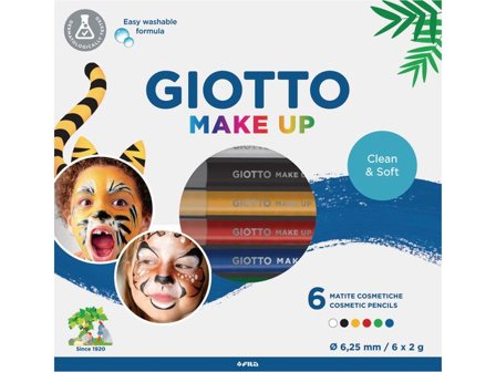 GIOTTO Teatersminkpenna 6/fp - Lyreco - Skola och förskola - Bild och form - Ansiktsmålning