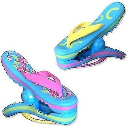 Flip-flops Strandhåndklæde Klip Bærbar Håndklæde Klip$sød Strandhåndklæde Vindp