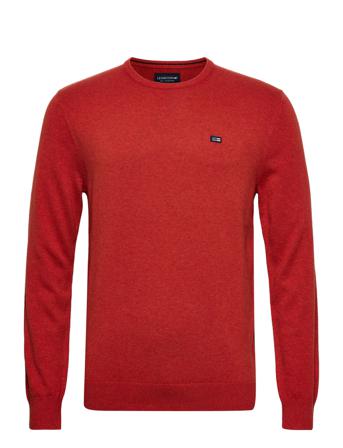Bradley Crew Neck Sweater Red Lexington Clothing