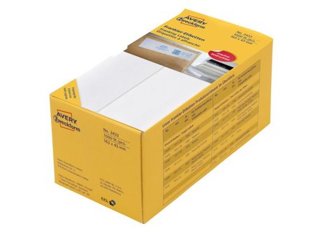 AVERY Etikett frankering 163x43mm1000/fp - Lyreco - Emballage och lagerutrustning - Etiketter och godsmärkning - Frankeringsetiketter