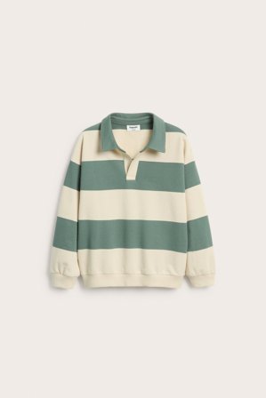 Kappahl | Kauluksellinen collegepaita | Vaaleanbeige