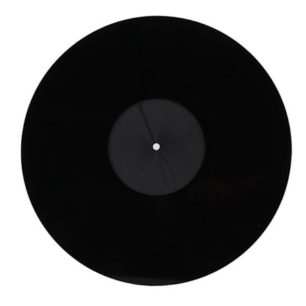 Skivtallrik - Akryl Slipmat för Vinyl LP-skivspelare Svart