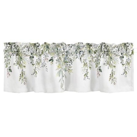 Sage Grønn Gardinkappe Akvarell Eukalyptus Blad Stanglomme Vindusbehandlinger-WELLNGS