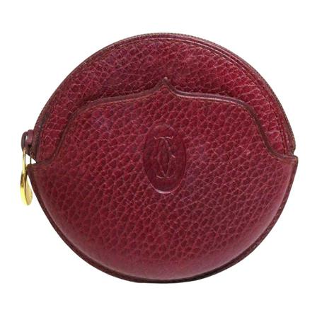 Cartier Vintage, Wallets Cardholders Rood, Dames, Maat:ONE Size,leer