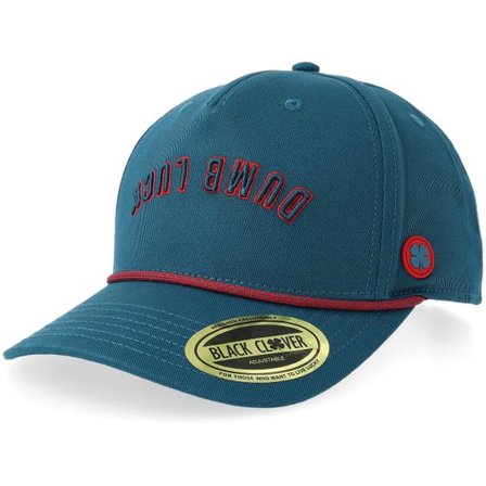 Black Clover - Svart adjustable Keps - Dumb Luck 1 Hat Blue A-Frame Adjustable @ Hatstore