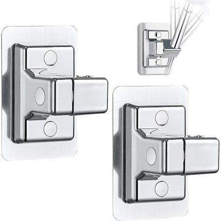 Dusjhodebrakett, 2 stk. Universal dusjbraketter, 360° justerbar universal dusjhodeholder, Dr