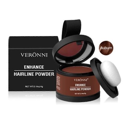 VERONNI Hårgrænse Skulpturerende Skyggepudder, Perfekt til at Skjule Høje Pander, Skulpturere Bakkenbarter, Konturering af Hårgrænse