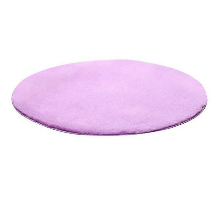 120 cm Rund Mjuk Fluffig Matta Halkfri Golvmatta Matta Kudde Sovrumsinredning