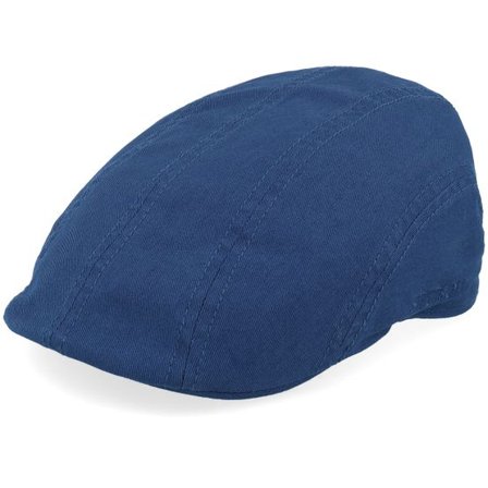 Stetson - Blå flatcap Keps - Ivy Cotton Twill Blue Flat Cap @ Hatstore