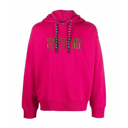 Versace Jeans Couture, Hoodies Roze, Heren, Maat:S