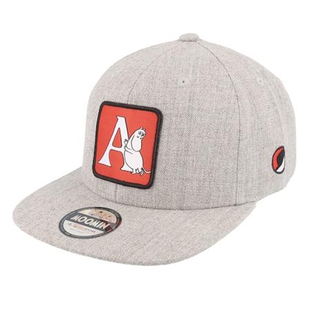 Moomin - Grijs snapback Cap - Kids Moomin Alphabet - A Heather Grey Snapback @ Hatstore
