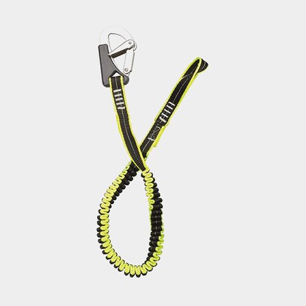 Veiligheidslijn Plastimo Elastic Tether, elastisch, 1.5 meter (uitgerekt), ISO 12401, met 1 veiligheidshaak & oog