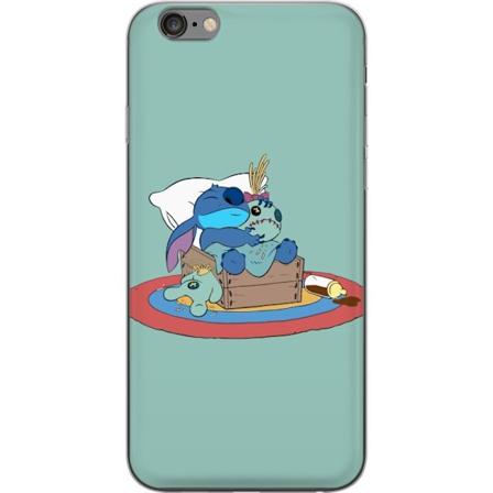 Apple iPhone 6s Plus L pin kyv kuori Stitch nukkui hyvin
