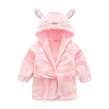 Barns Morgonrock Flickor Hoodie Robes Toddler Sovkläder