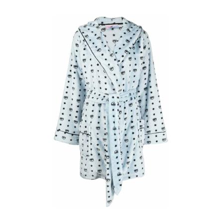 Chiara Ferragni Collection Chiara Ferragni Underkläder Light Blue blå, Dam Morgonrockar, Dam, Storlek: S