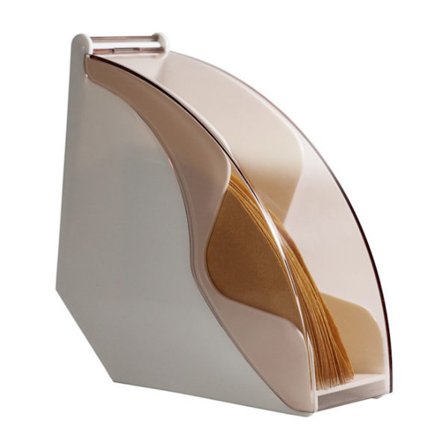 Akryl Kaffe Barfilter Pappersförvaring Rack Hand Drip Kaffe Filter Pappershållare