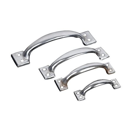 Møbelgreb, 4 æsker Vintage Køkkenkabinetgreb Rustfrit Stålgreb til Trædør, Jerndør, Skuffe, Skomøbler, Galvaniseret