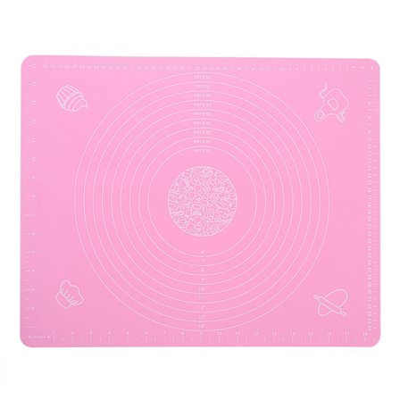 Antiskli silikon bakeunderlag, ikke-klebende kjevleunderlag for bakepapir