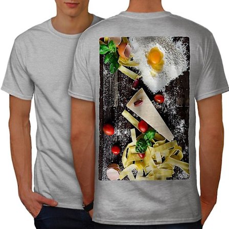 Art Kitchen Cheese Men T-shirt Baksida