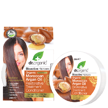 Dr Organic Moroccan Arganolja Restorative Treatment Conditioner 200 ml