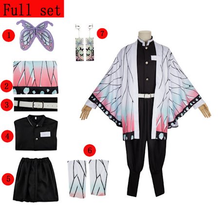 Mub - Nyt design japansk anime Demon Slayer Cosplay tøj Tanjirou Nezuko Zenitsu Tomioka Rengoku Cosplay kostume