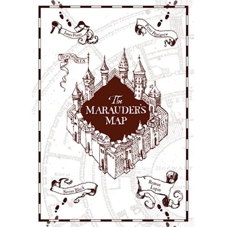 A3 Print - Harry Potter - Marauders Map
