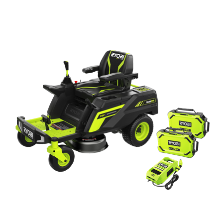 Ryobi RY72ZTRX76-210 Åkgräsklippare med batteri och laddare, Trädgårdsmaskiner