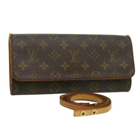 Louis Vuitton Vintage Pre-owned Canvas louis-vuitton-Väska brun, Dam Vintage Väskor, Dam, Storlek: ONE SIZE