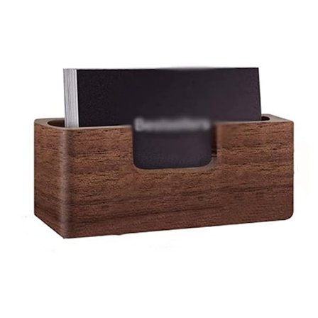 Profesjonell visittkortholder i tre, visittkortholder for kontor