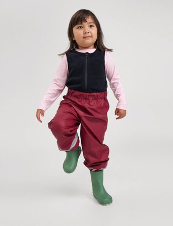 Reima Rain Pants, Loiske - Burgundy - 86