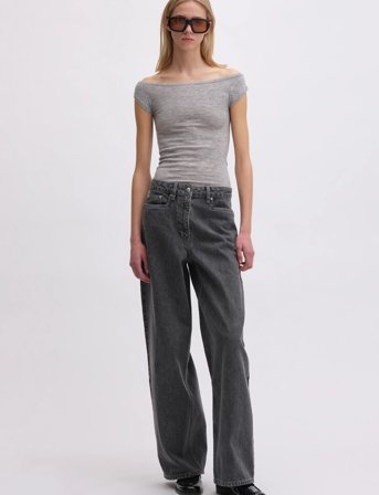 REMAIN Birger Christensen Cocoon Denim Pants - Grey - 32