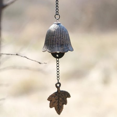 /EA/Japansk Gjutjärnsklockformad Vindspel, Utomhus eller Inomhus