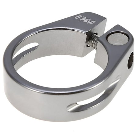 34,9 mm Sadelstolpsklämma i aluminiumlegering för mountainbike, sadelstolpstillbehör (titan)