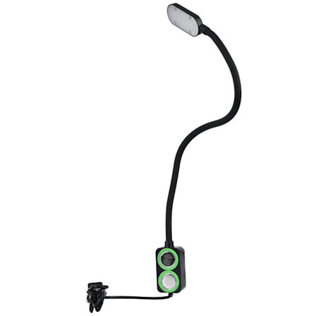 Symaskin LED-lampa Justerbar Ljusstyrka 100-240V Svart EU-kontakt