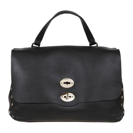 Zanellato, Postina Linea Heritage Bag Zwart, Dames, Maat:ONE Size