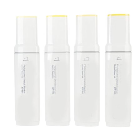 Bred Spets Markörer Påfyllningsbart Bläck Slitstark Spets Alkoholbaserad Markeringspenna för Graffiti Skyltar Utomhusmålning Gul Serie