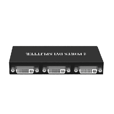 DVI Splitter 1X2 Switch Switcher Extender Adapter 1 DVI-D Inngang og 2 DVI-D Utgang Dobbel Skjerm for