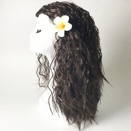 Voksen og Barn Prinsesse Vaiana Moana Kostyme Kjole med Halskjede Parykk Kvinner Jenter Halloween Fest Moana Kjole Kostymer Cosplay