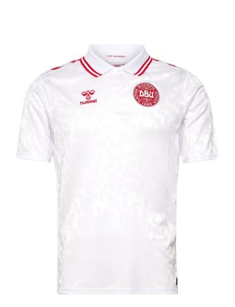 Dbu 24 Away Jersey S/S Tops T-shirts & Tops Football Shirts White Hummel