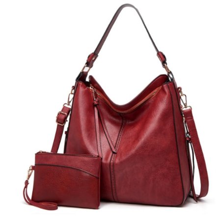 Naisten Suuri Nahkainen Käsilaukku