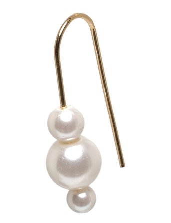 Pilgrim | Elberta Pearl Earrings Gold-Plated | ONE SIZE