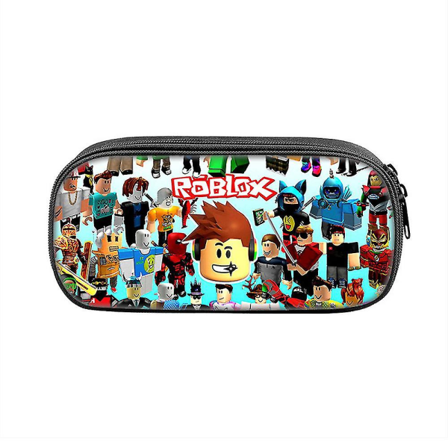 Roblox Spill Jenter Gutter Tegneserie Blyantveske Barnehage Ungdomsskole Elever Stor Kapasitet Skrivemateriell Oppbevaring Veskeposer A