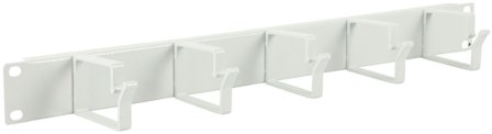 Lanview by Logon - rackkabelorganisator (horisontal / vertikal) - 5 hooks - 1U