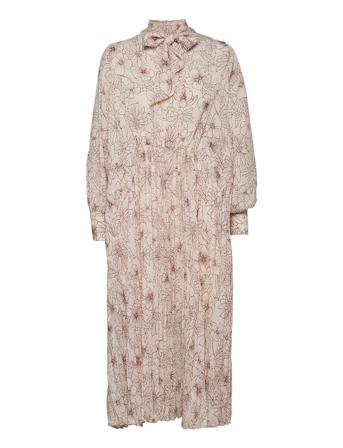 Dorothe Dress Aop 14018 Knelang Kjole Rosa Samsøe Samsøe