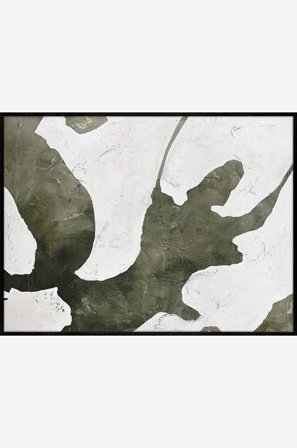 Malerifabrikken - Design Maleri / Exposure / 120x90 Cm / Svart ramme - Grønn - Bilder & skilt - 120X90 - Fra Homeroom