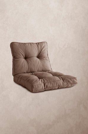 Jotex - Putesett Lenestol Brun - BOLONIA - Kjøp Puter & sitteputer hos Jotex